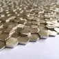 Aluminium 3D Hexagon Brass 8x14x6 29.7x30.6 Caramelle Mosaic фото в миниатюре 6