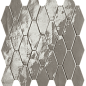 fRXA Glim Grigio Fumo Rombi Mosaico Brillante 31x35,5 FAP Ceramiche