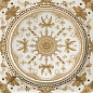 Monocolor Mix Circle Classic Cream 10х10 (14 дизайнов) Absolut Keramika