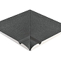 107-2009.2IK Внутренний угловой элемент поручней Apache Anthracite 32,5x32,5 Serapool фото в миниатюре