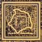 263171 Tozzetto Medusa Oro Brown 6,7x6,7 Versace (Gardenia Orchidea)