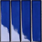 Y45PW03 Strip Синяя глянцевая 4.5x19.5 28.8x19.5 Porcelain mosaic фото в миниатюре