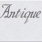 Decor Veronika Brillo Antiqua Blanco 10x40 Monopole Ceramica