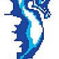 SD-122 Porcelain Mosaic Design Sea Horse 5x5 (270x510) Serapool