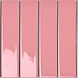 Y45P343 Strip Розовая глянцевая 4.5x19.5 28.8x19.5 Porcelain mosaic фото в миниатюре