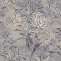 17551 Floresta цветы синий ректификат 60x120 Meissen