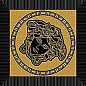 G0047120 Tozzetto Medusa Nero/Oro Nat 9,8x9,8 Versace (Gardenia Orchidea) фото в миниатюре