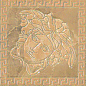 240382 MARBLE TOZZETTO MEDUSA ORO LEV 14,4x14,4 Versace (Gardenia Orchidea)