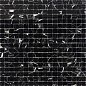 PIX250 Black majesty из мрамора полированная 15x15 305х305x4 Pixmosaic
