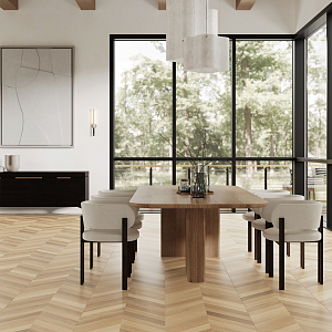 Wood Royal Almond Chevron M Laparet