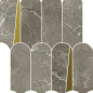 620110000234 Stellaris Tuscania Grey Mosaico Elegant Lux 32.5x36.1 Italon