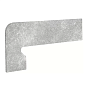 ZANQUIN FIORENTINO PETRA GRIS IZDA. левый 395x175x7,5 Exagres