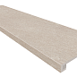 TN00 Ivory Неполированная без насечек 33x120 + Подступенок (14,5x120)) Estima