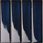 Y45PW07 Strip Черная глянцевая 4.5x19.5 28.8x19.5 Porcelain mosaic фото в миниатюре
