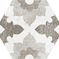 22099 Hexatile Cement Garden Grey 17,5x20 (17 видов паттерна) EQUIPE