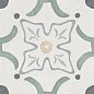 3386036155 Sirocco Green Flower 9mm R10 22.3x22.3 Harmony