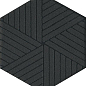 OS/B241/63001 Декор Агуста черный 6х5,2 Kerama Marazzi