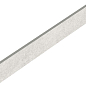 610130005358 White Battiscopa 7.2x60 ColiseumGres