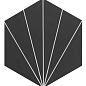 RLN0082 VENUS BLACK 28.5x33 Realonda