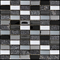 Myka Black 30*30 Intermatex