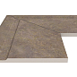 Угол фарфорового поручня наружный 90 Natural Mocha 30x50 Serapool фото в миниатюре