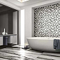 B&W Marble Floor Gres