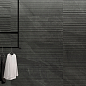 SL05BAR Shale Dark Ribbed Sq 60x120 Italgraniti