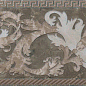 240236 MARBLE FASCIA BAROCCA GRIGIO LEV 14,4x58,5 Versace (Gardenia Orchidea)