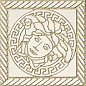 240301 MARBLE TOZZETTO MEDUSA BIANCO SAB 11,5x11,5 Versace (Gardenia Orchidea)