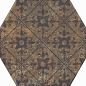 Pompeia Decor Marron 20х24 Monopole Ceramica
