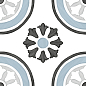 31085 TANGER BLUE DHALIA R9 12.3x12.3 Harmony