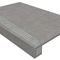 Комплект Ступень LN02 Luna 33x120 неполированная с бортиком + Подступенок 14.5x120 Estima