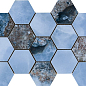 MALLA HEX CR. LUX DANAE NAVI 32,5x22,5 Pamesa