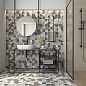 HJA990 City Land Iris 18.5х18.5 Saloni
