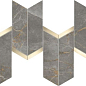 AF9A Marvel Fior di Bosco Mosaico Chevron Lappato 19,2x46,3 Atlas Concorde