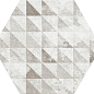 22099 Hexatile Cement Garden Grey 17,5x20 (17 видов паттерна) EQUIPE