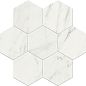 Cosmo Hex White 20x24 Click Ceramica