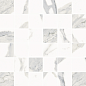 610110001135 Stellaris Statuario White Mosaico 30x30 Italon