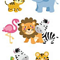 06-01-1-52-05-01-3026-0 Панно Kids Safari 40х100 Нефрит Керамика