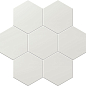 Magic Hexa White 20x24 Click Ceramica