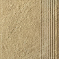Eremite Beige Stopnica Prosta Struktura Mat 30x60 Paradyz