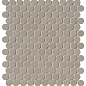 fNSY Milano&Floor Tortora Round Mosaico Matt 29.5x32.5 FAP Ceramiche