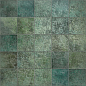 188826 Tahiti Emerald Glossy 14,7x14,7 Dune