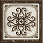 Севилья (коричневый) Вставка 6х6 Freelite Decor