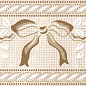 Бордюр 767 DIANA бантик 8х29.5 Eurotile Ceramica