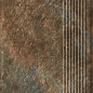 Ardis Rust Stopnica Prosta Struktura Mat 30x60 Paradyz