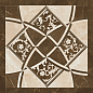 262535 Emote INTARSIO CREMA/MARRONE 78x78 Versace (Gardenia Orchidea)