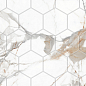 Sandra White Mat Hex 30x60 Eurotile Ceramica фото в миниатюре 6