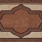 Fascia Rinascimento B Palissandro (Palissandro, Madras Pink, Rosso Soraya) 15x30 Casalgrande Padana