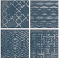 CUADRADO GLAM Blue 23.5x23.5 ATRIVM